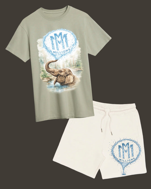 The Double M “Ivory Mogul” Short set